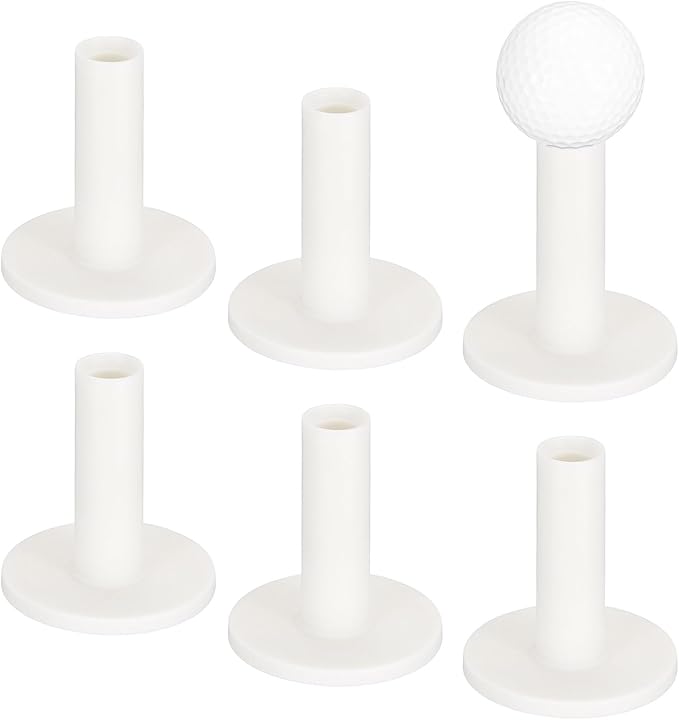 Rubber Golf Tees [] - Flexible Stable Ball Holder Use for Home & Outdoor & Indoor Tall Training Driving Range - [] Hitting Mats
