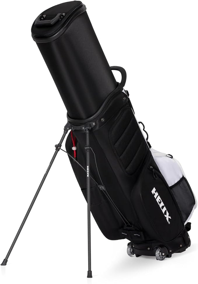 HELIX Retractable Golf Stand Bag with Wheels