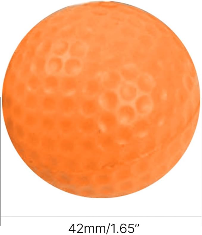 10 Pack Pu Foams Golf Practice Ball Realistic Feel Flight Training Ball for Indoor Outdoor Ball Colored