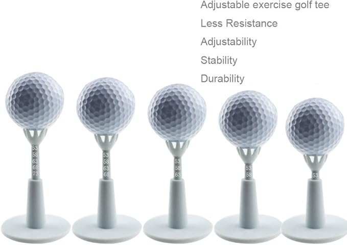 CRT Golf Range Tees Adjustable Golf Tees-2pcs per Pack