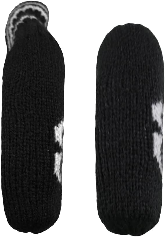 Scott Edward 1/7/10 Pcs Knitted Golf Club Head Covers for Irons Wedge Cuteness and Basically Socks Shape Washable Golf Club Head Protector on Classic Stripes Style，Double Sided Customization