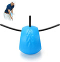 Swing Training Aid Ball Aluminum PU Foam Portable Posture Correction Putting Aid Trainer for Beginners Practice