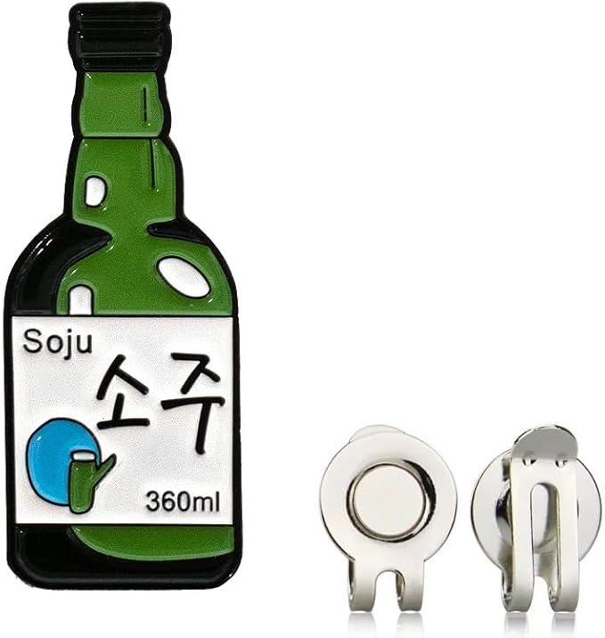 Funny & Unique Golf Ball Markers with Hat Clip – Food & Fun Icons – Perfect Golf Accessories & Gifts