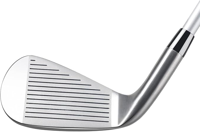 COOLO Graphite Golf Irons, Provide More Speed and Control, Beginner/High Handicap/Seniors/Ladies, Reduced Strain on Elbows and Wrists, Right&Left Handed