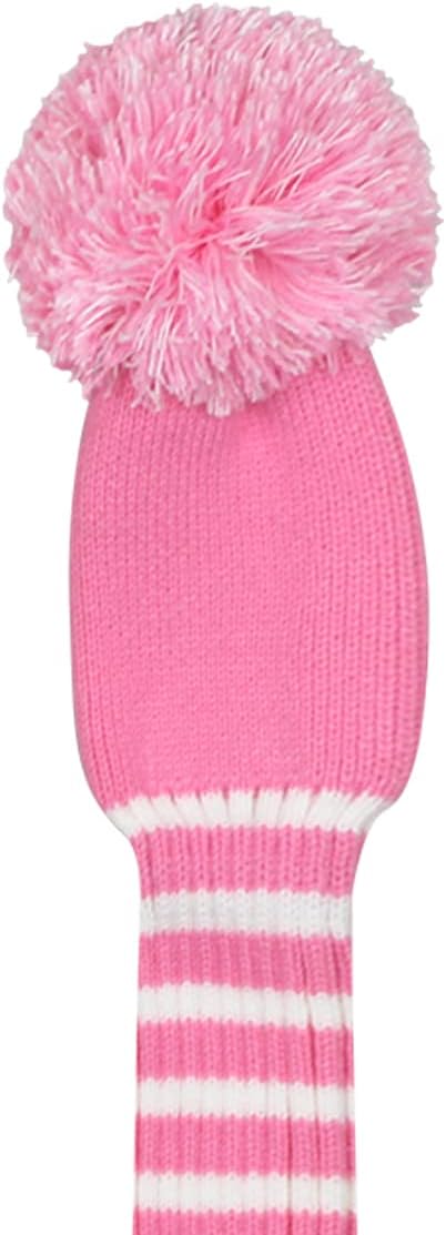 Scott Edward Golf Headcovers for Woods Set of 3 Fits Well Driver(460cc) Fairway Wood and Hybrid(UT) The Perfect Change for Golf Bag Classic Striped Style