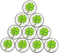 Lot of 10 Golf Ball Markers Assorted Patterns - Soft Enamel Technique