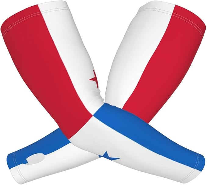 Cute Flag Arm Sleeves Cooling Sun Protection Sports Flag Sleeves for Men Women