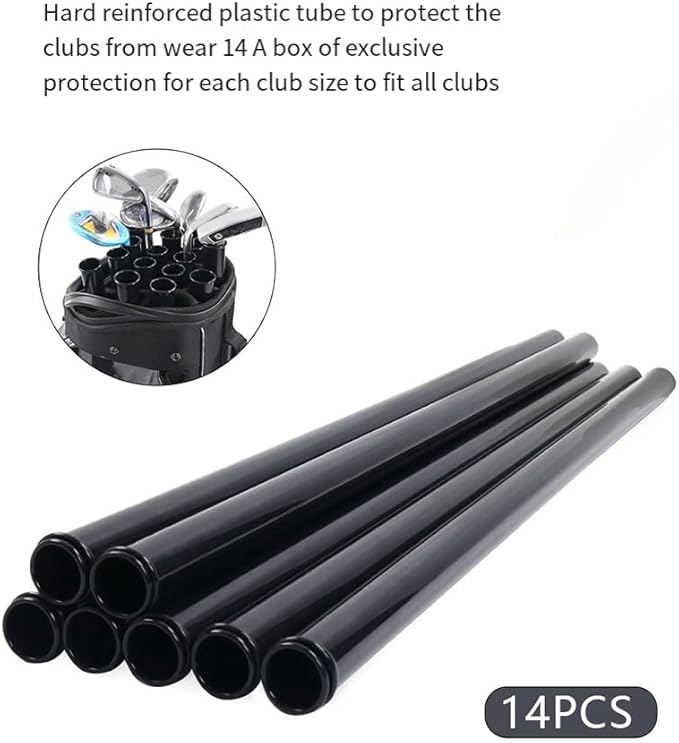 14 Pcs Golf Club Tube Golf Bag Tubes for Training Equipment Home Gym,Golf Tubes Dividers for Clubs