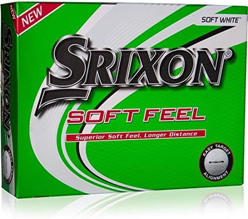 Srixon Soft Feel 12 Personalized Golf Balls, White