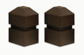 GTM1400 Recycled Plastic Beveled Tee Markers, (Set of 2 or Set of 18)