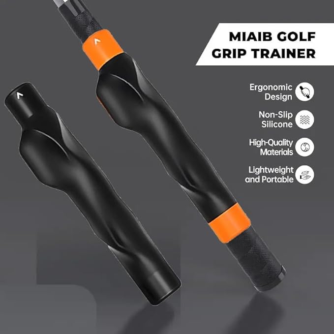 2Pack Golf Grip Trainer,Golf Training Aid Grip Trainer Club,Training Grip Right Hand, to Help Train Correct Hand Position