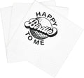 SharkBliss Funny Sarcastic Golf Quotes Cocktail Napkins, 100 Pack Happy Birdie To Me Disposable Paper Cocktail Napkins For Retirement Birthday Bachelor Party 2-Ply, 5x5" (Happy Birdie To Me)