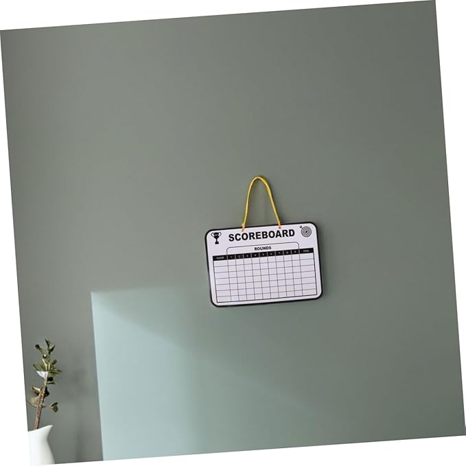 2pcs Double-Sided Golf Scoreboard for Boy Girl Reusable Dry Erase Writing Board for Golf Training Score Tracking