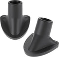 2 Pcs Black Golf Bag Stand Feet Replacement, Wear-Resistent Golf Bag Rubber Feet Replacement, Necessary Golf Club Bag Accessories Strong Grip, Easy to Install, Golf Club Bag Accessories