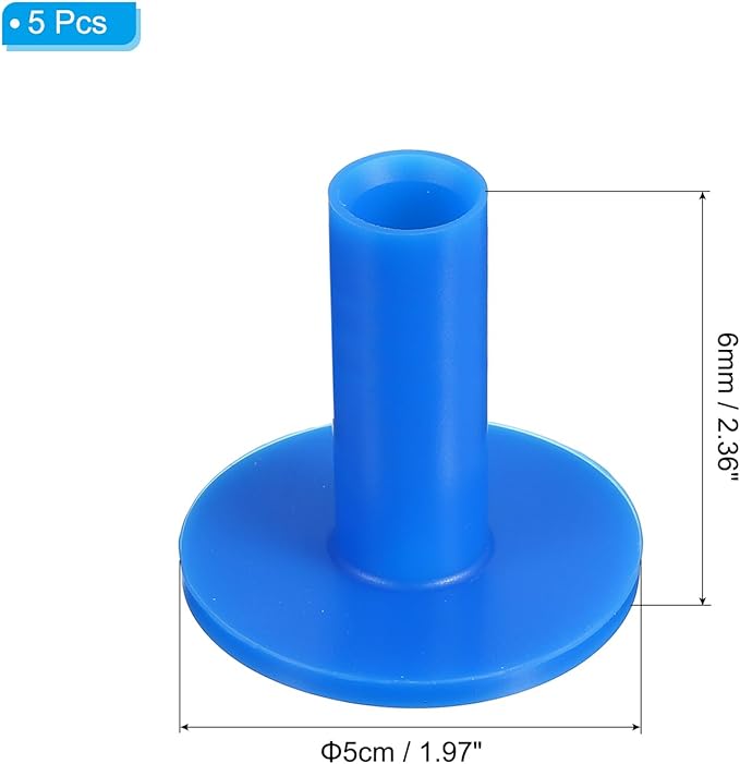 PATIKIL Rubber Golf Tees, Tall Practice Training Driving Range Tee Stable Ball Holder