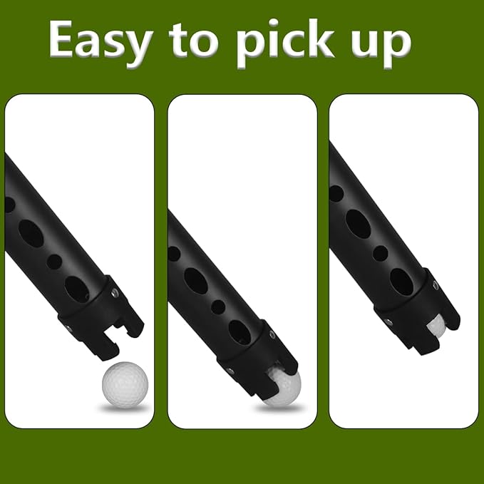 Golf Ball Retriever, Aluminum Golf Ball Picker Upper Tube