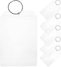 SUPVOX 6pcs Waterproof Luggage Tags Set with Black Steel Wire Loop, Plastic Name Tag Holders for Travel, Golf Bags, and Cruise Essentials, Sturdy Id Card Sleeves for Suitcases