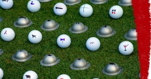 Tin Cup Golf Ball Marker Stencil - Premium Personalization Tool for Golfers - Custom Design Ball Marker - Golf Accessories Gift for Men and Women- Made in The USA