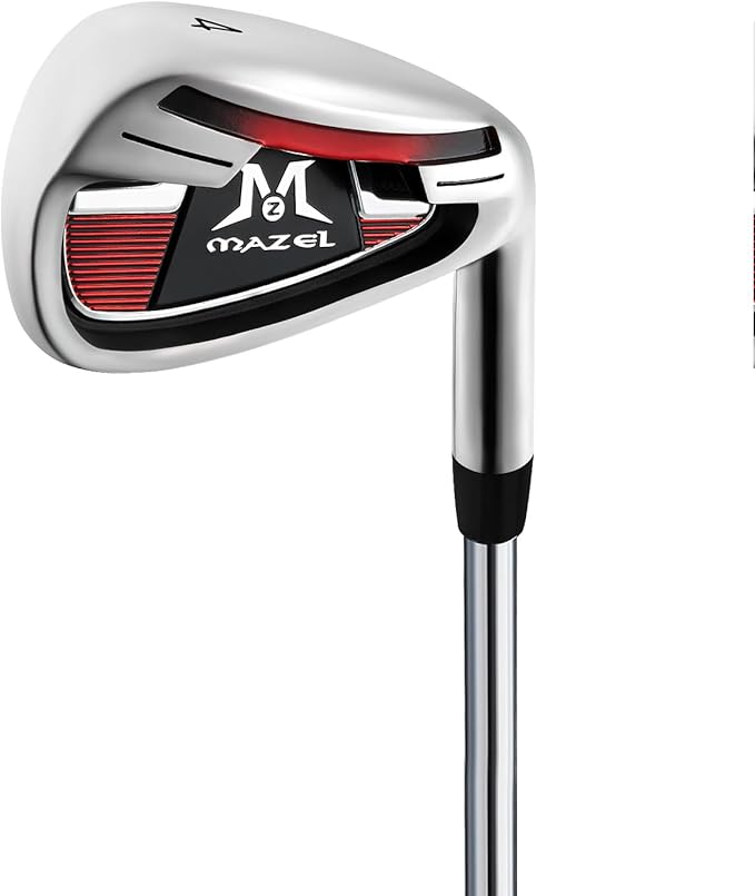 MAZEL Golf Individual Iron 1,2,3,4,5,6,7,8,9, Golf Iron with Steel Shafts for Right Handed Golfers