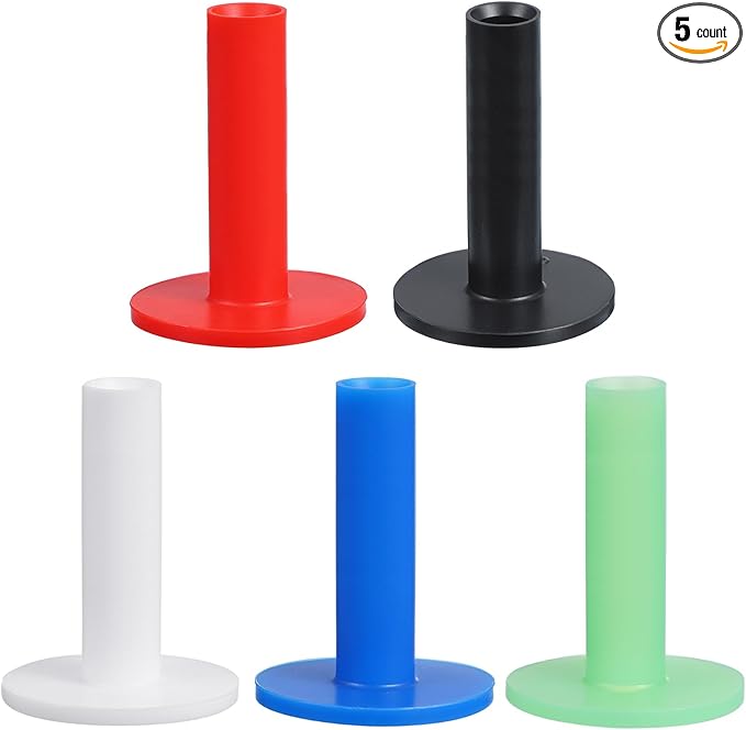 PATIKIL Rubber Golf Tees, Tall Practice Training Driving Range Tee Stable Ball Holder
