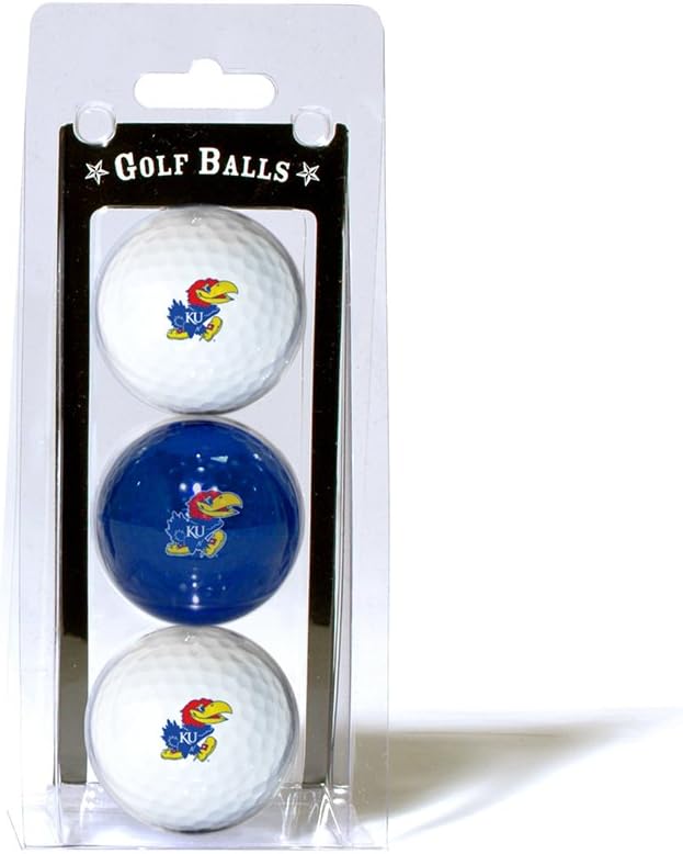 Team Golf NCAA Regulation Size Golf Balls, 3 Pack, Full Color Durable Team Imprint
