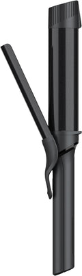 GLAMPALM Professional Curling Iron 1.4" - Long Barrel Ceramic Hair Curler for Women, Korea's No.1 Salon Hot Tool, 5 Temps & 30s Heat-up, 3D Swivel Cord & Dual Voltage, Black (GP628) (1.4")