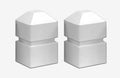 GTM1400 Recycled Plastic Beveled Tee Markers, (Set of 2 or Set of 18)
