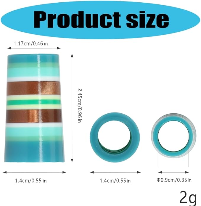 10 Pcs Golf Ferrules,Golfing Club Ferrules Colorful Golfing Iron Ferrules Fit 0.35Inch Tapered Steel Shafts