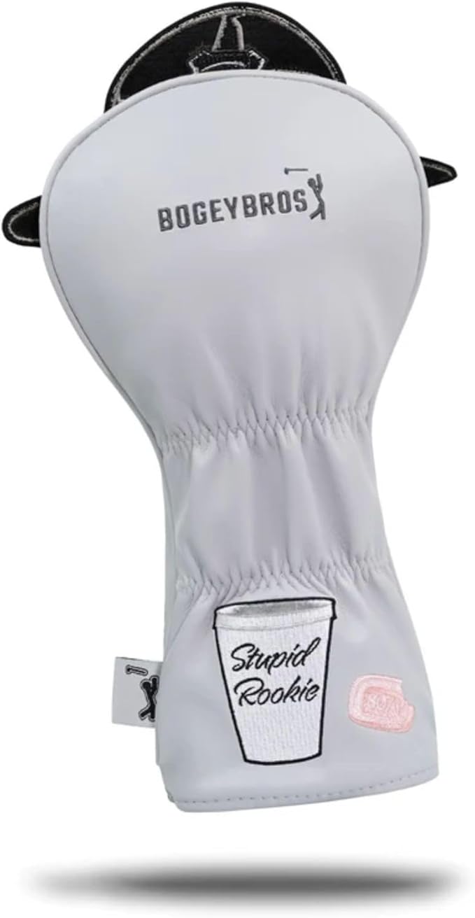 Bogey Bros Headcover - Novelty Golf Headcovers – Funny Golf Head Covers, Driver Cover for All Weather Use, Funny Golf Club Covers with Elastic Necks & Embroidered Designs