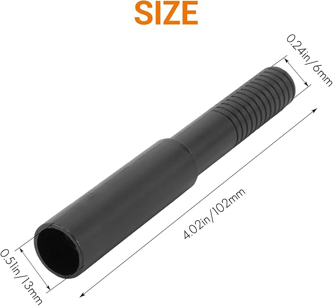 10Pcs Golf Club Shaft Extension Stick Extender for Shafts, Black