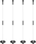 KINGTOP Golf Flagstick - Portable Design, Practice Putting Green Flag Stick for Yard, Club - Golf Pole Pin Flagpole, 3FT or 6FT Heights Available