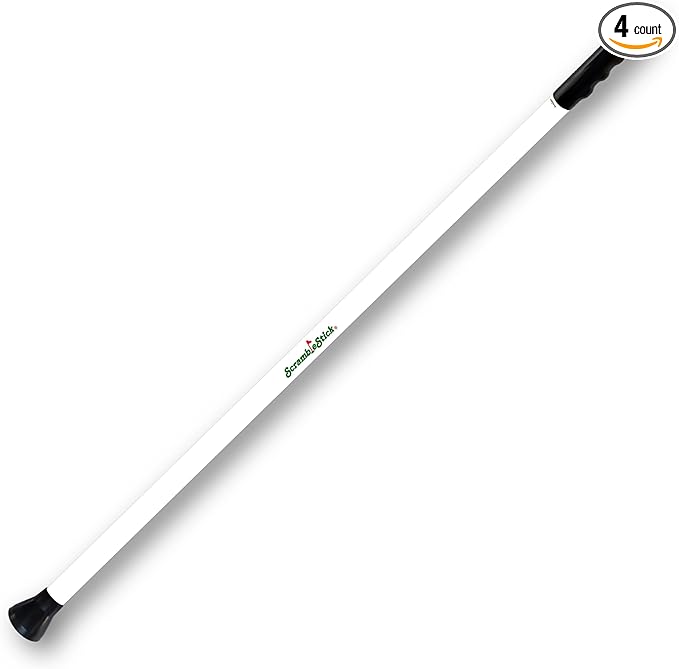 The Original Scramble Stick Ball Retriever, Designed for Scramble Golf, 32-Inch, 4-Pack