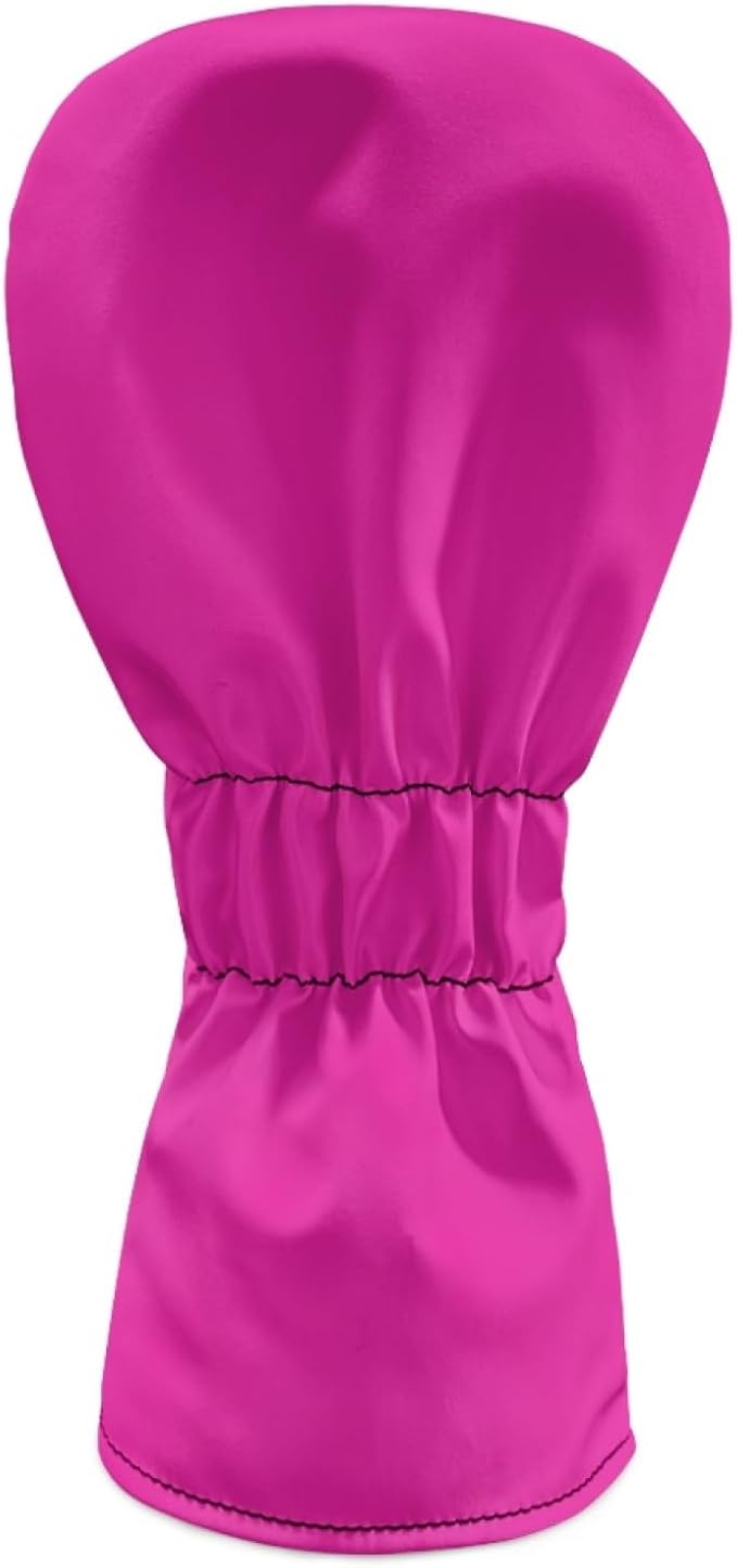 Golf Club Head Covers for Club Protective, Waterproof PU Leather Driver Fairway Wood Hybrid Head Cover