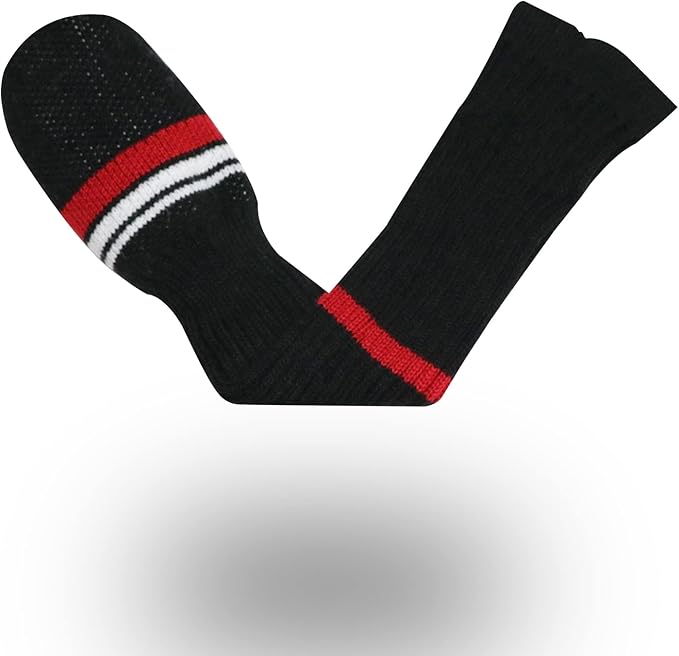 LeFeng 3Pcs Golf Club Covers, Knitted Golf Club Covers for 460cc Driver Fairway Woods and Hybrid