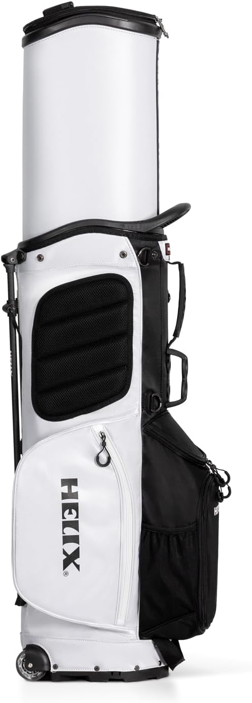 HELIX Retractable Golf Stand Bag with Wheels