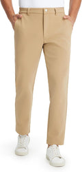 M MAELREG Golf Pants Men Fleece Lined 30"/32"/34" Heat-Tech Dress Pants for Men Water-Resistant Stretch Warm Winter Trousers