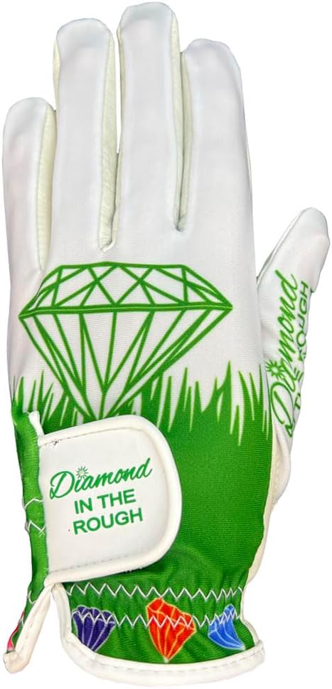 Giggle Golf Women's Golf Glove - Adjustable Strap, Left Hand Gloves for Women