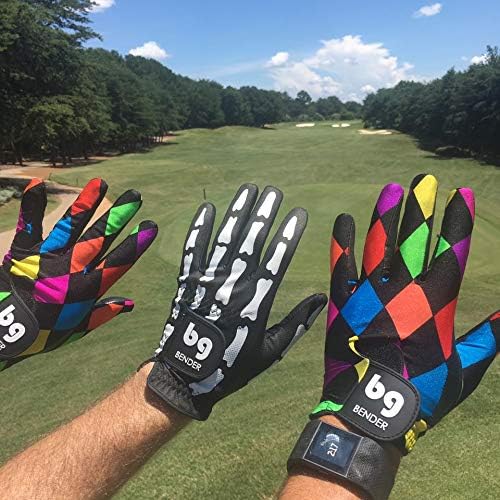 BG Bender - Mens Golf Glove, Durable Spandex Golf Gloves, Unique Golf Gloves