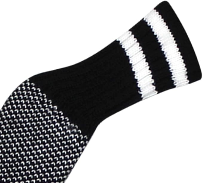 Scott Edward 10 Pcs Golf Club Head Covers for Irons Cuteness Basically Socks Shape Washable Durable Golf Club Head Protector Double Sided Knit Suitable for Most Brands