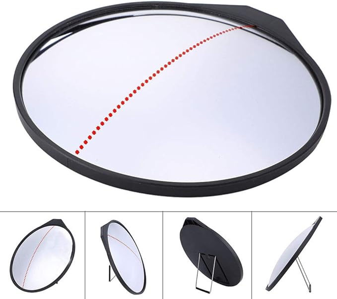 Golf Practice Mirror, 360 Degrees Golf Putting Alignment Mirror Convex Reflective Golf Swing Mirror Wide Angle Golf Training Aid for Golf Corrective Action