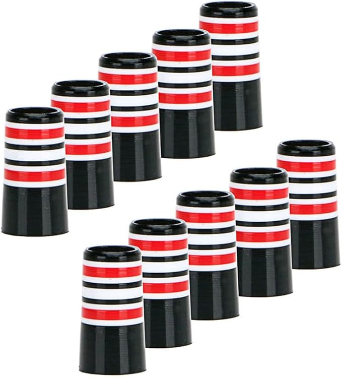 DONGKER Golf Iron Ferrules,10 PCS Golf Club Ferrules Golf Sleeve Ferrule Compatible 0.370'' Parallel Shaft