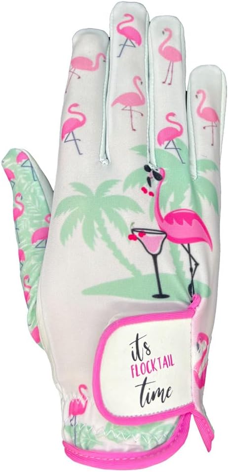 Giggle Golf Women's Golf Glove - Adjustable Strap, Left Hand Gloves for Women