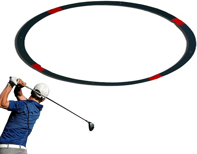 Precision Rings – Golf Chipping Circles, Putting Target Trainer | Flexible Visual Indicator Rings for Green Shot Control and Accuracy Practice, Lightweight Setup for Indoor Lawn Or Backyard Golf T