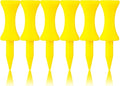 FINGER TEN Plastic Golf Castle Tees Step Down Unbreakable Mixed or Same Height Value 100 Count, 2 3/4, 2 1/4, 2, 1 3/4, 1 1/2 Inch Length Colorful for Practice