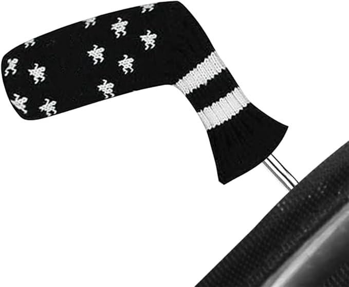 Scott Edward 1/7/10 Pcs Knitted Golf Club Head Covers for Irons Wedge Cuteness and Basically Socks Shape Washable Golf Club Head Protector on Pattern Style Double Sided Customized