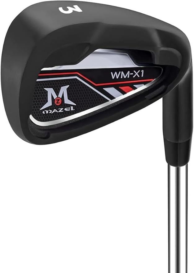 MAZEL WM-X1/2 Individual Men Golf Club Irons 1,2,3,4,5,6,7,8,9,Pitching Wedge,Approach Wedge,Sand Wedge with Graphite/Steel Shafts for Right Handed