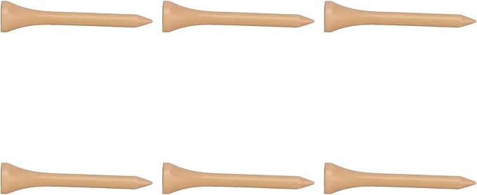 plplaaoo Professional Golf Tees 50pcs Premium Wooden Golfing Tees for Improved Accuracy and Power Durable Maple Wood Golf Accessories