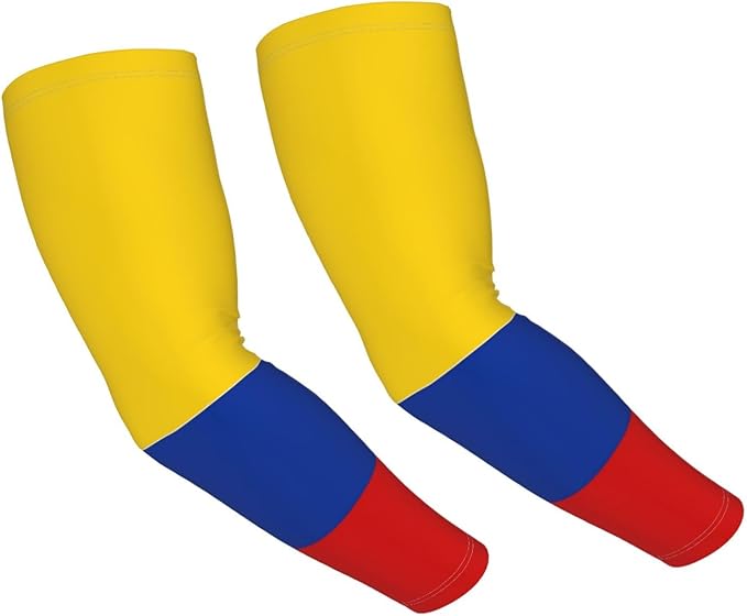 Cute Flag Arm Sleeves Cooling Sun Protection Sports Flag Sleeves for Men Women