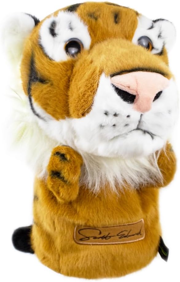 Scott Edward Golf Club Cover Fit Well for Driver or Fairway Wood Golf Club, Funny Cute Animal Design Soft Functional Golf Headcover Stylish Protection for Your Clubs for Men and Women
