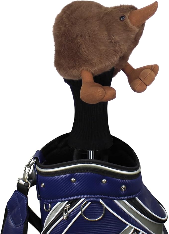 Scott Edward Golf Club Cover Fit Well for Driver or Fairway Wood Golf Club, Funny Cute Animal Design Soft Functional Golf Headcover Stylish Protection for Your Clubs for Men and Women